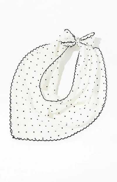 Pacsun Polka Dot Head Scarf