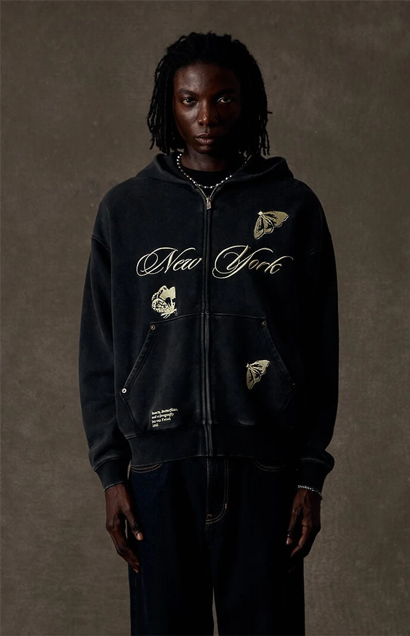 The Met x Pacsun Butterfly Zip Up Hoodie