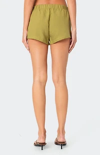 Edikted Arden Linen Look Shorts
