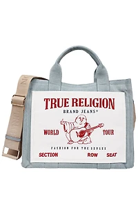 True Religion Ace Mega Pocket Buddha Tote Bag
