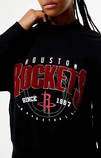 QORE Houston Rockets Mock Neck Sweatshirt