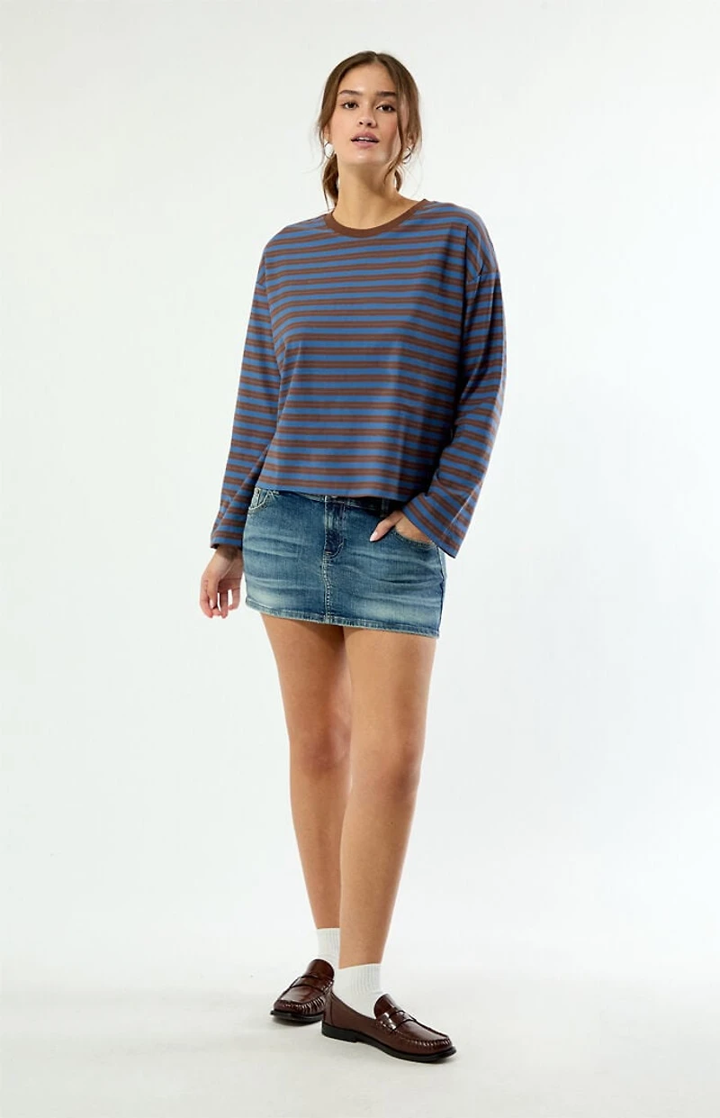 Rhythm Porto Striped Long Sleeve T-Shirt