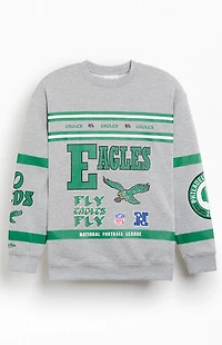 Mitchell & Ness Kids Philadelphia Eagles Crew Neck Sweatshirt