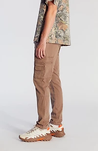 Pacsun Stretch Taupe Slim Cargo Pants