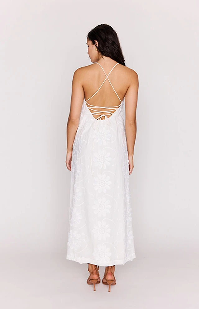 Astr the Label Women's Primrose Lace-Up-Back Maxi Dress | Arden Fair