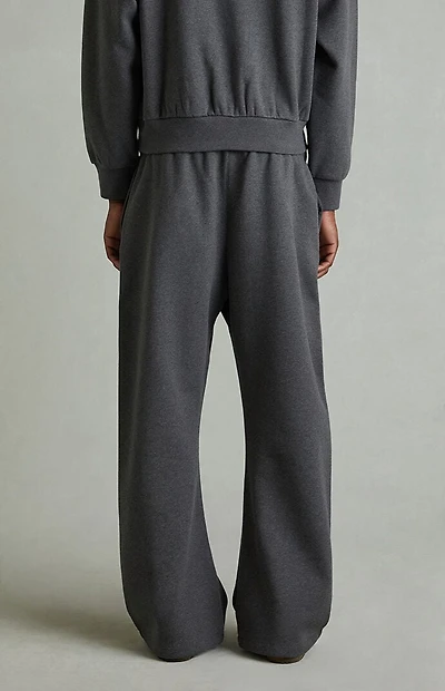 Fear of God ESSENTIALS Charcoal Heather Fleece Flare Sweatpants