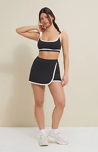 PAC 1980 WHISPER Active Black Paloma Mini Skort