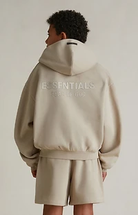 Fear of God ESSENTIALS Kids Timber Full Zip Fleece Hoodie