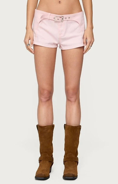 Edikted Vicco Belt Detail Shorts