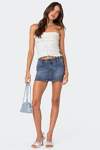 Edikted Cecily Strapless Knit Top