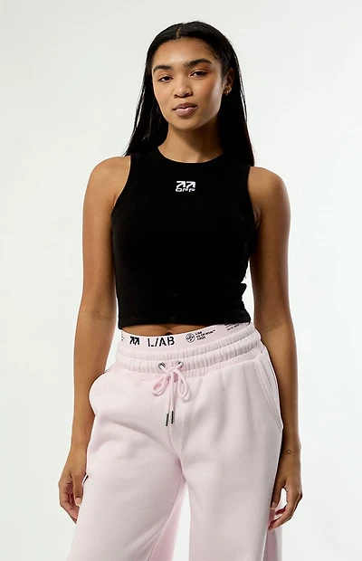 L/AB c/o Off-White Ribbed Crop Tank Top