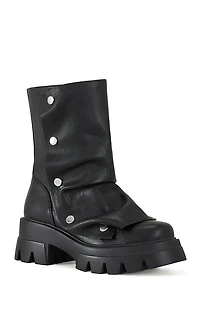 AZALEA WANG Women's Bharti Combat Boots