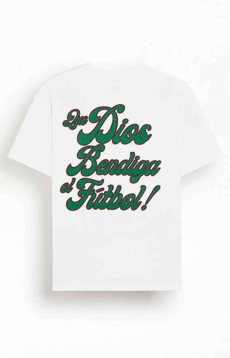 Bueno Bendiga Futbol White T-Shirt