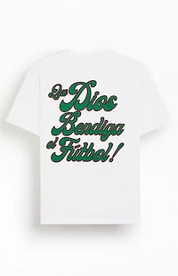 Bueno Bendiga Futbol White T-Shirt