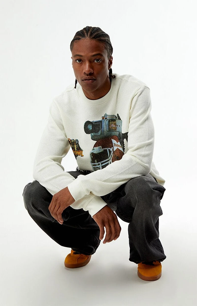 Budweiser Bud Bowl Helmet Thermal Long Sleeve T-Shirt