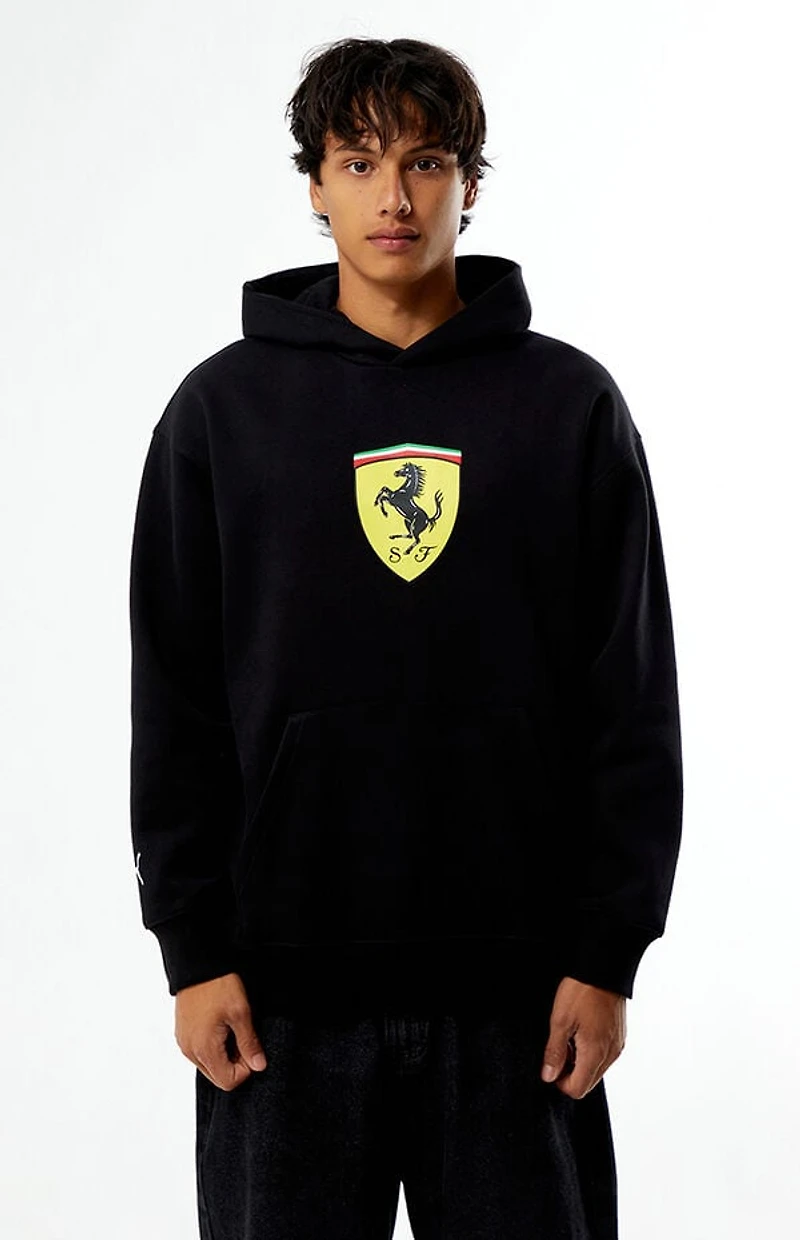 Puma Black Ferrari Shield Hoodie