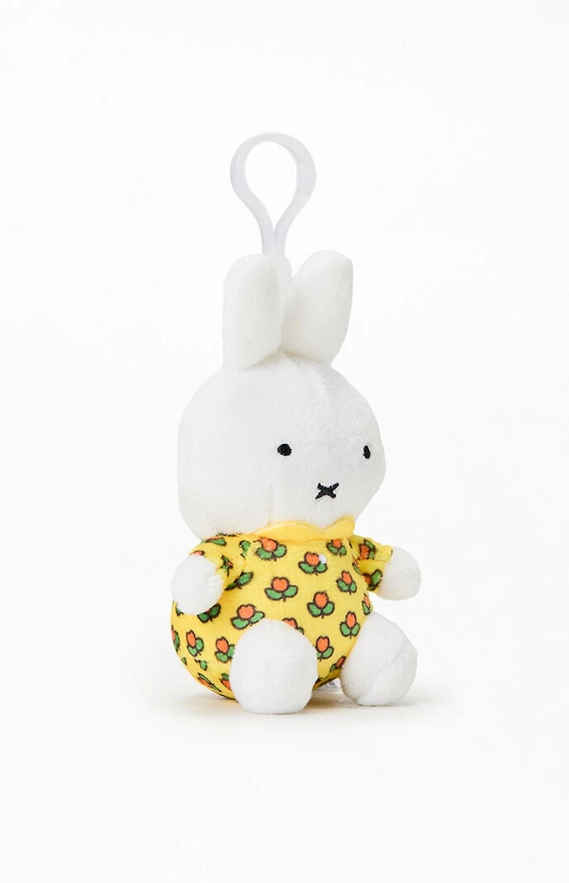 MIFFY Plush Flower Keychain