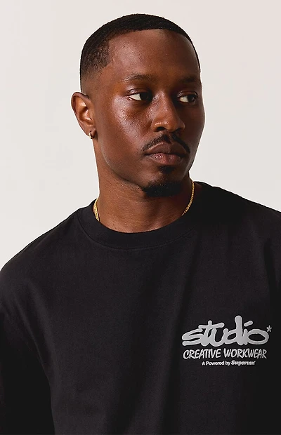 Studio by Supervsn Black Globe T-Shirt