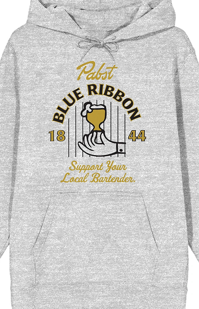 Pabst Blue Ribbon Logo Hoodie