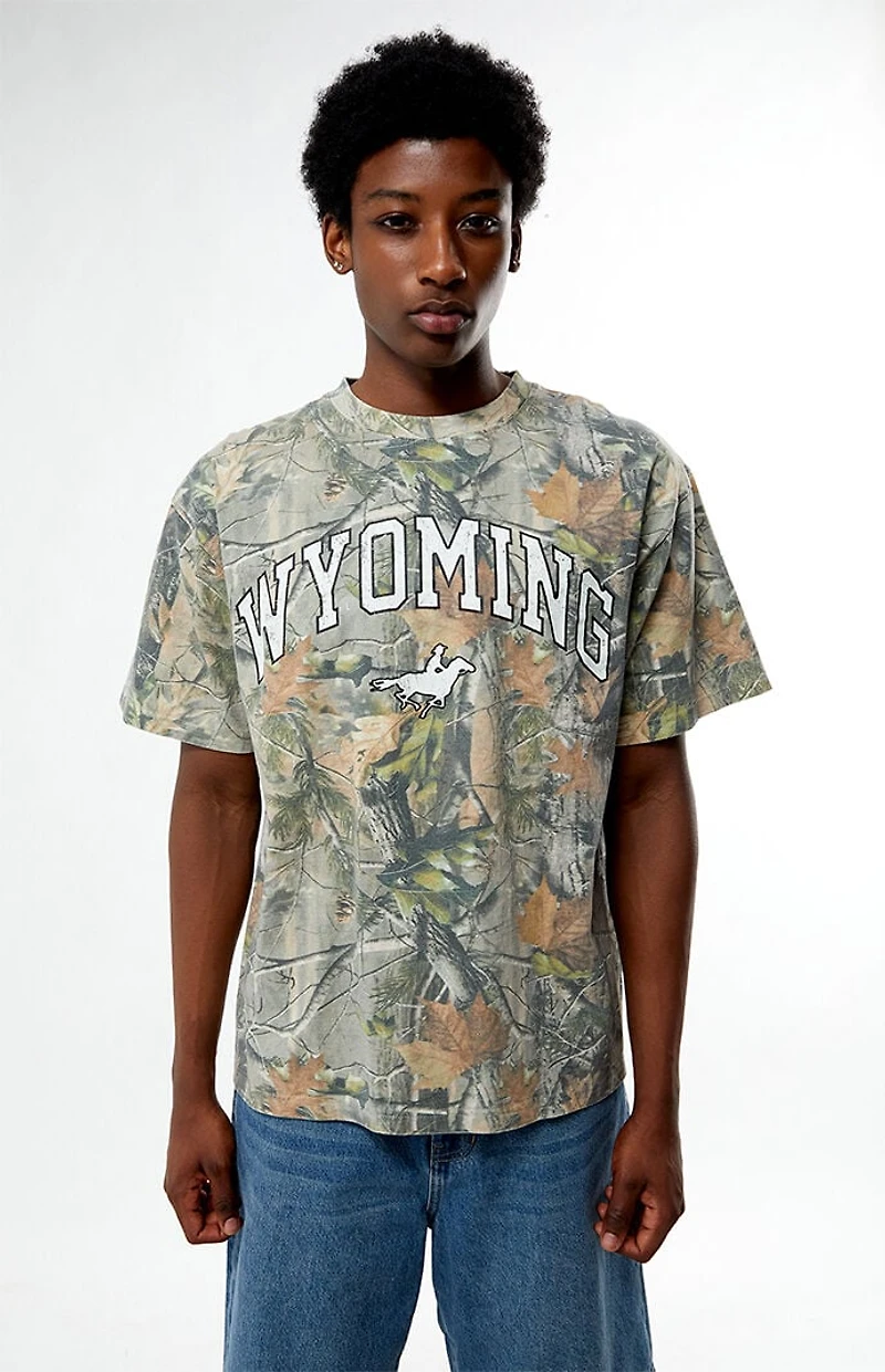 Pacsun Wyoming Camo Tree T-Shirt