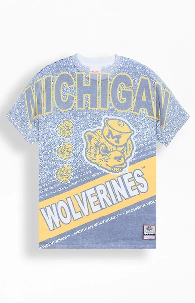 Mitchell & Ness Michigan Wolverines Playmaker T-Shirt