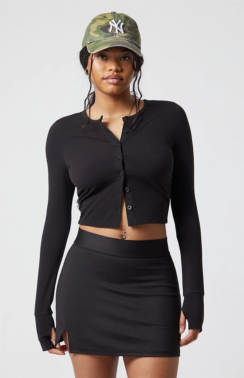 PAC 1980 Active Yoga Carrie Cropped Cardigan