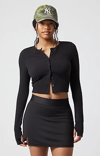 PAC 1980 Active Yoga Carrie Cropped Cardigan