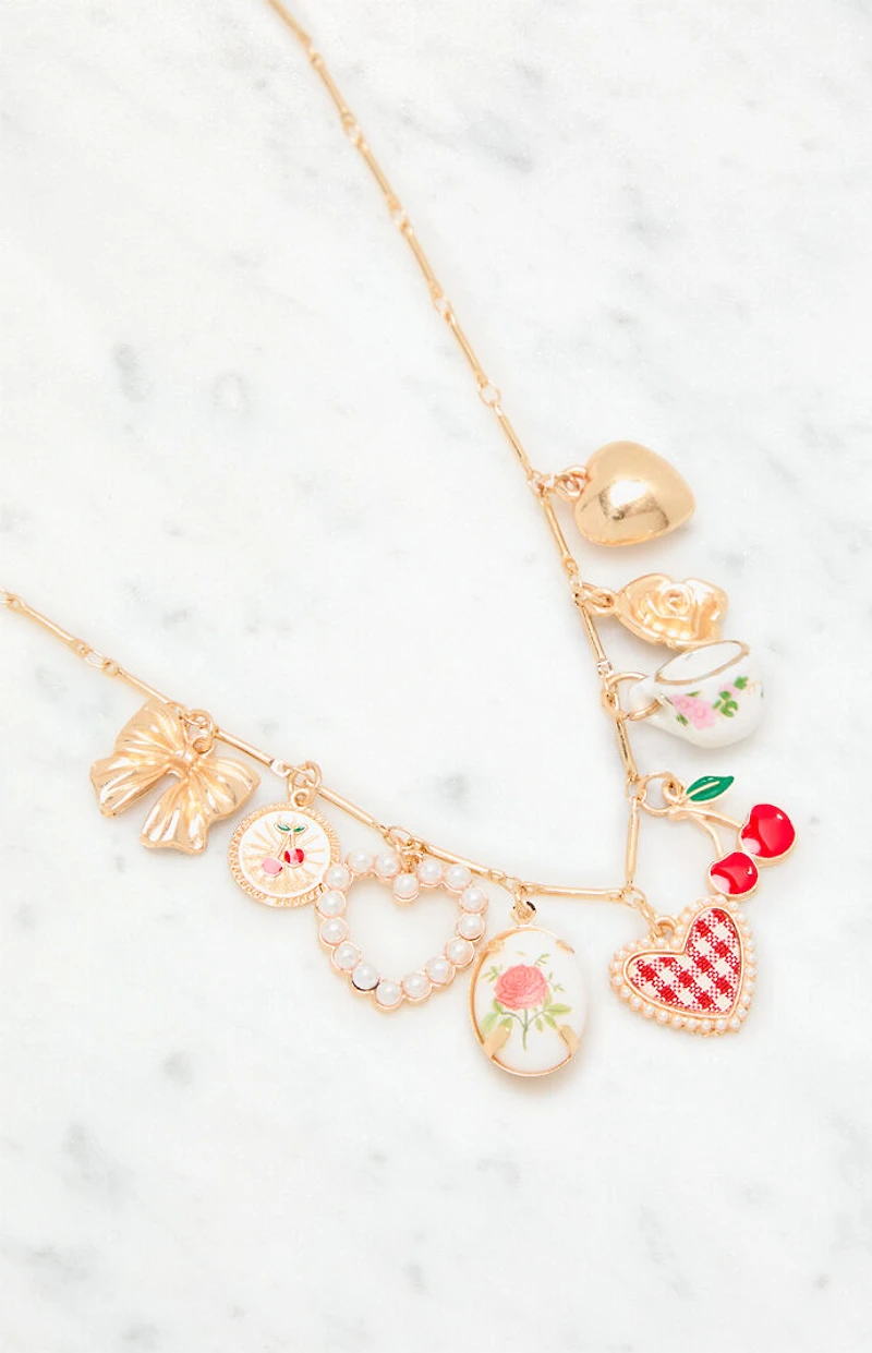 LA Hearts Naomi Charm Necklace