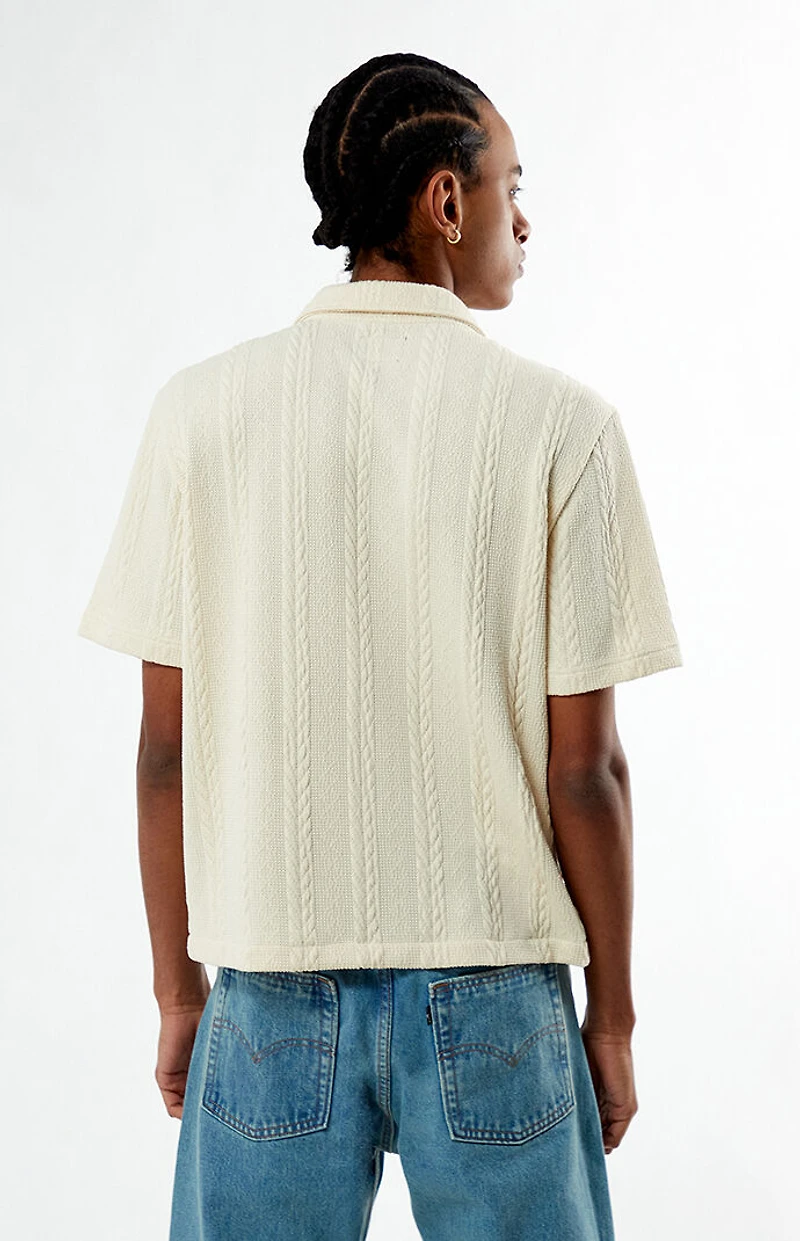 Pacsun Cable Jacquard Camp Shirt