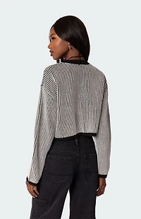 Edikted Gwenyth Textured Cropped Sweater