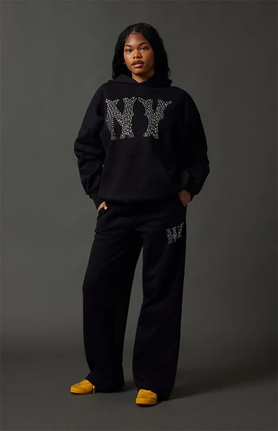 Pacsun NY Rhinestone Hoodie