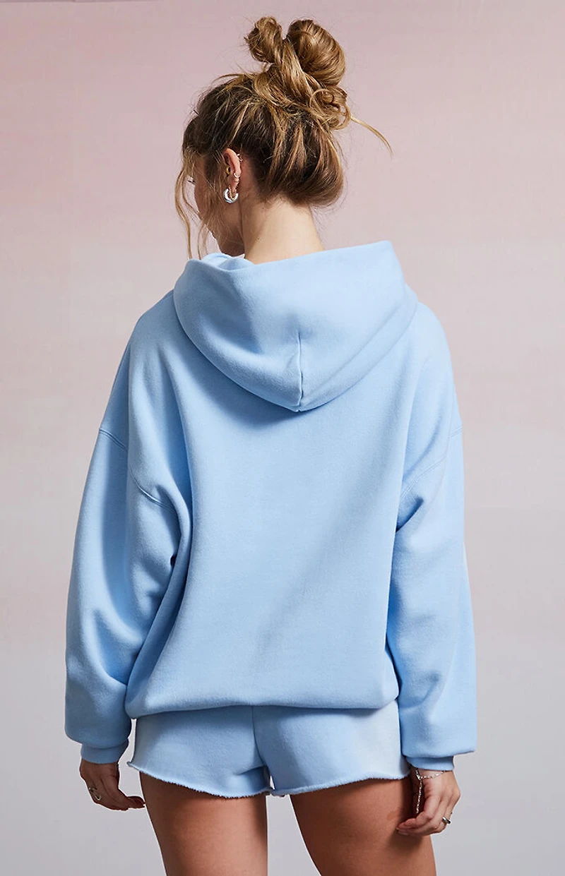 Third Charm Butterflies Embroidered Pullover Hoodie