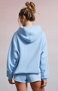 Third Charm Butterflies Embroidered Pullover Hoodie