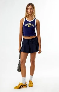 WILD COLLECTIVE x Pacsun University of Michigan Cropped Tank Top