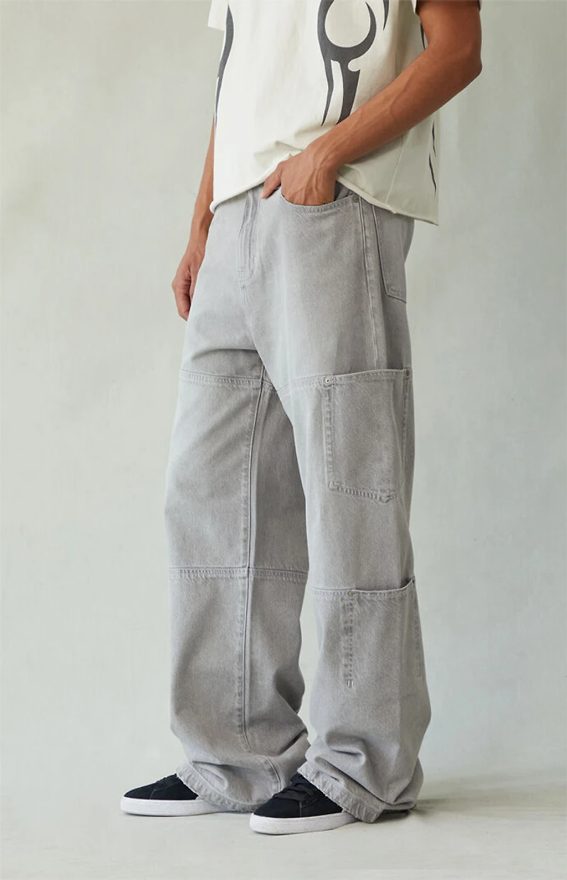 Pacsun Blake Extreme Baggy Jeans Cargo Gray