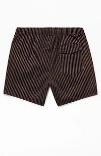 Brixton Striped Everyday Stretch Hybrid 5.5" Swim Trunks