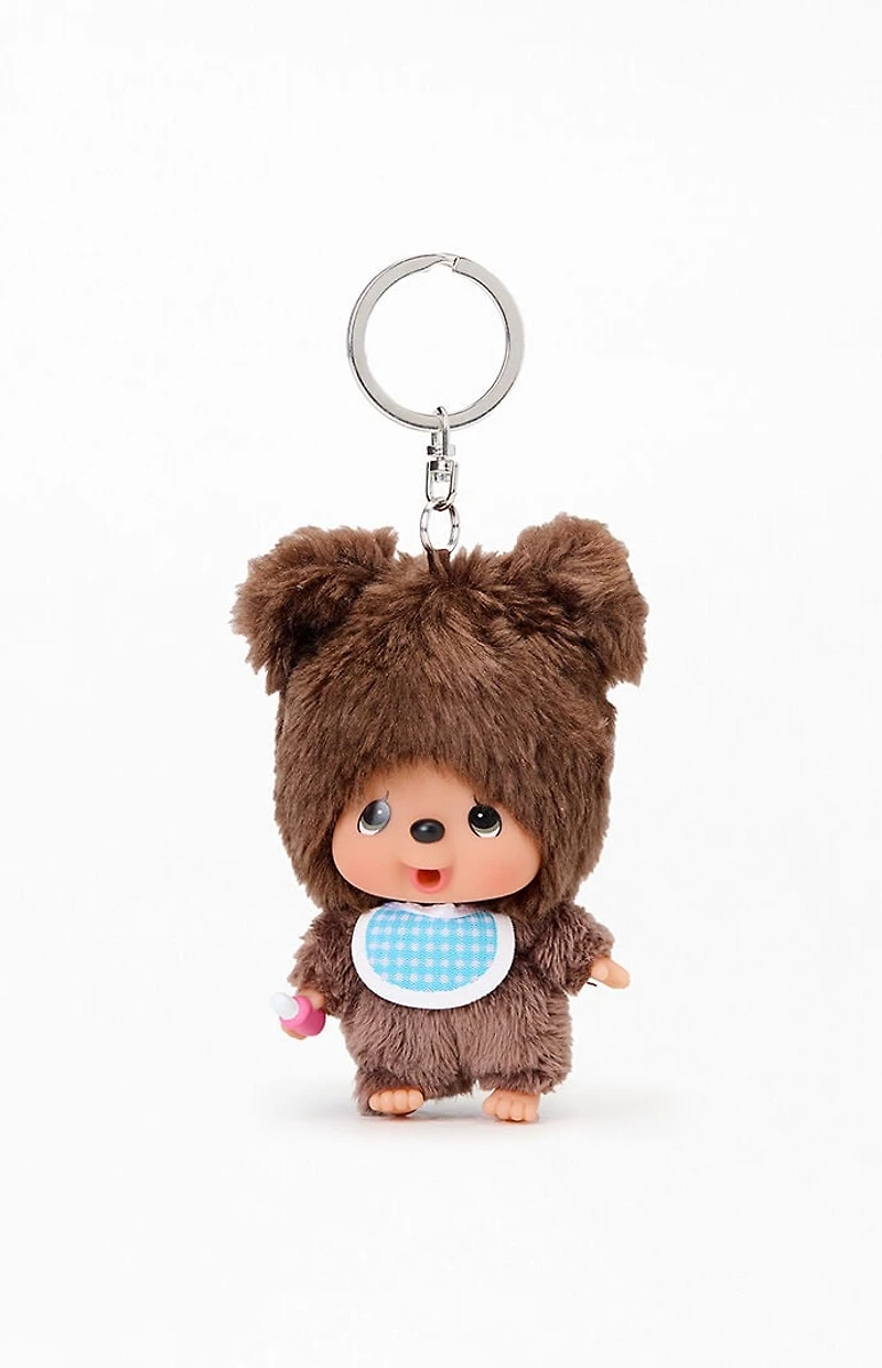 Monchhichi Kuma Plush Keychain