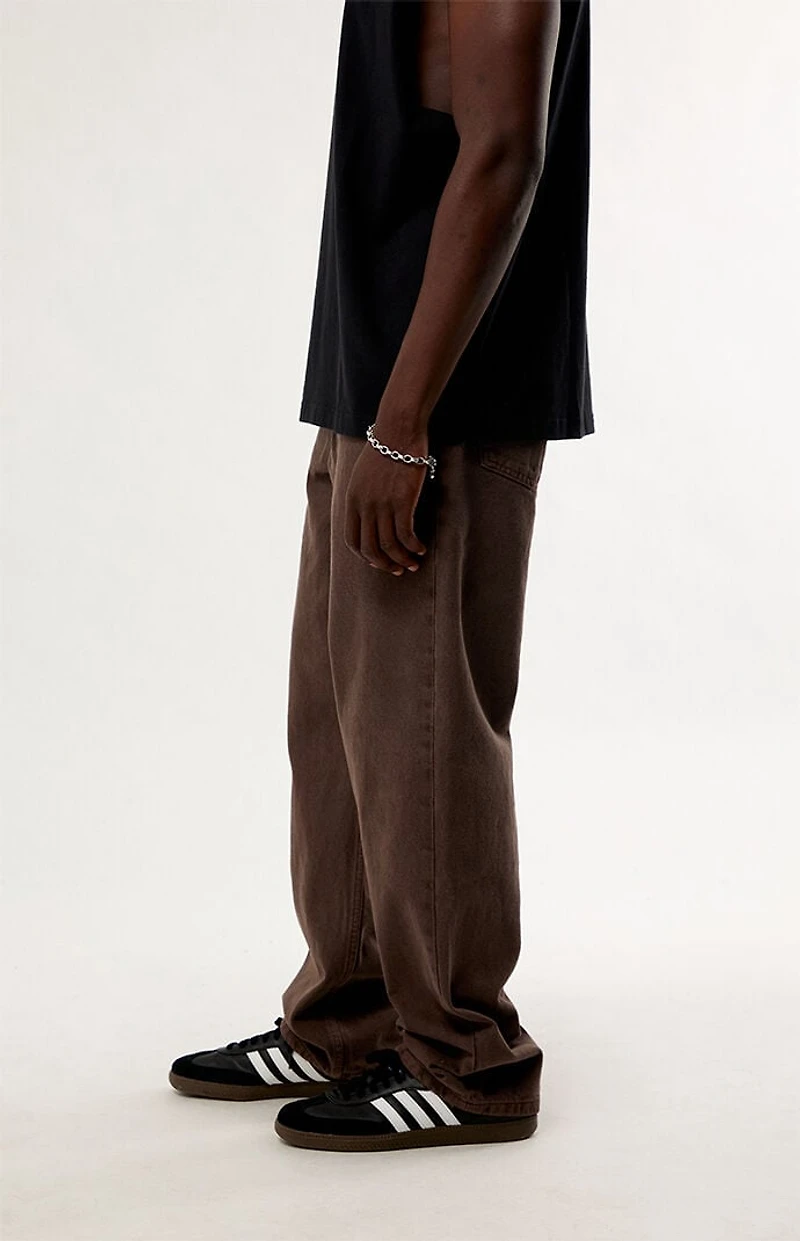 Vans Brown Check-5 Loose Jeans