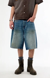 FORD Dirty Wash Baggy Jean Shorts