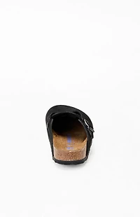 Birkenstock Women's Boston Soft Footbed Clogs Black