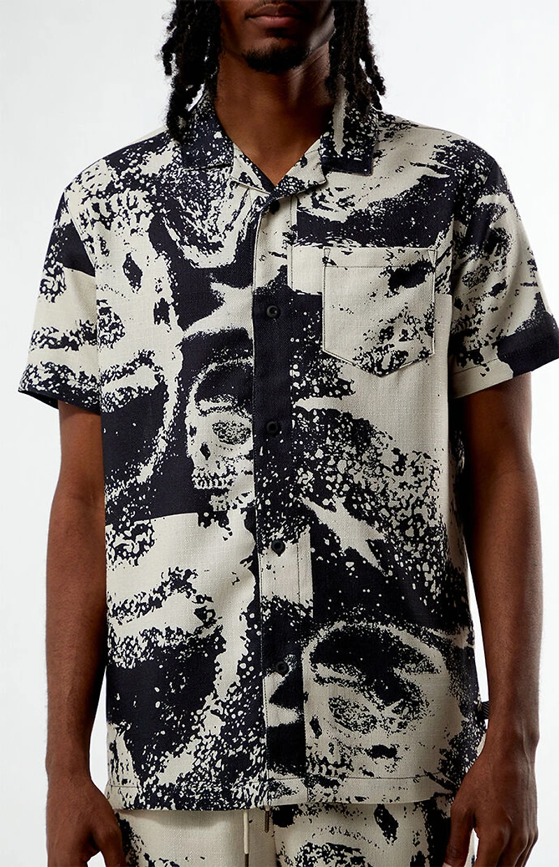 Lira Disintegration Woven Camp Shirt