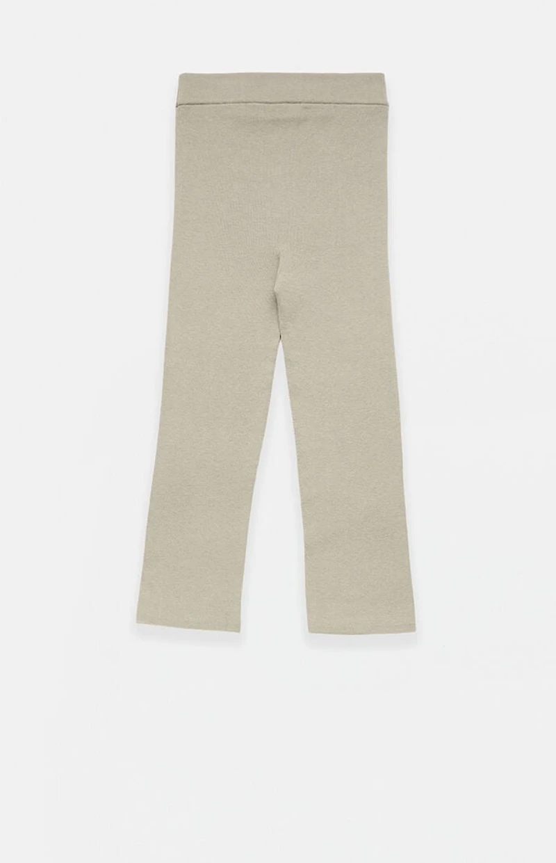 Fear of God ESSENTIALS Women's Seal Ribbed Knit Capri Leggings
