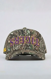 UPSIDE Louisiana State University Tigers Camo Snapback Hat