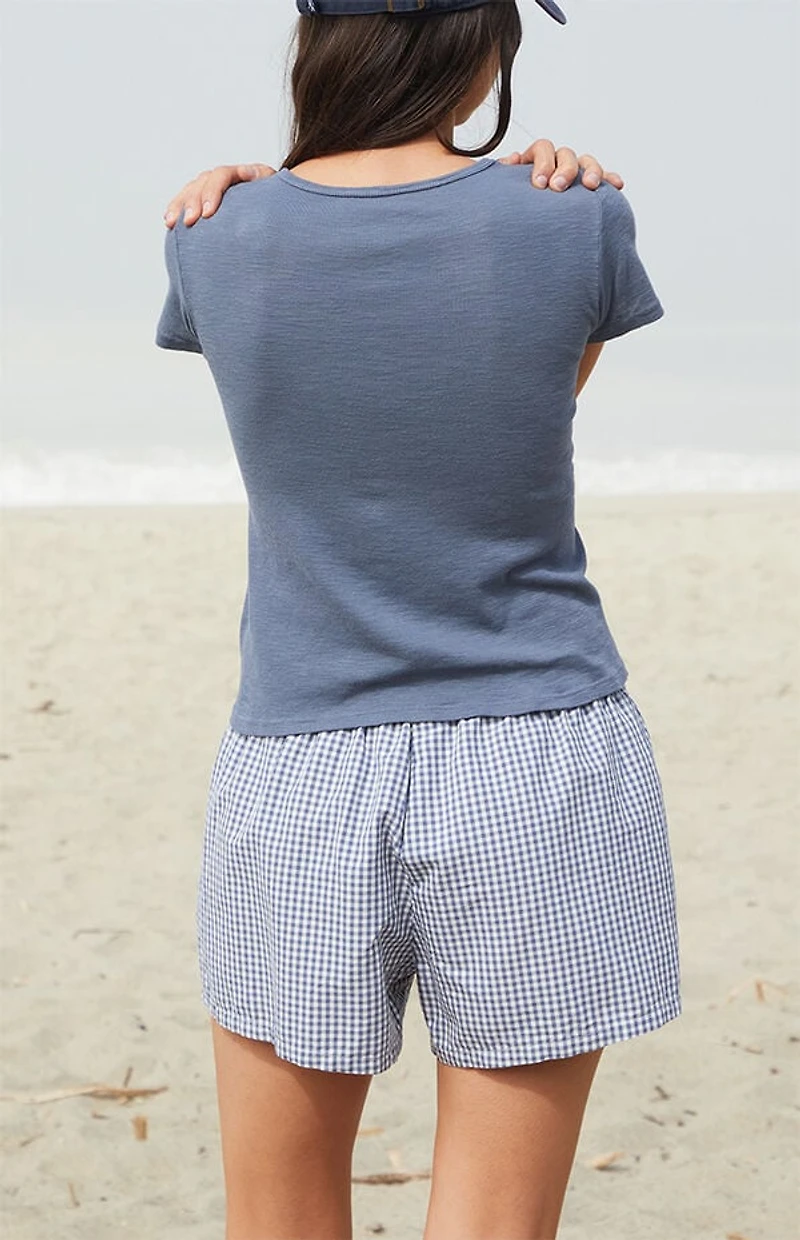 John Galt & White Gingham Keira Boxer Shorts
