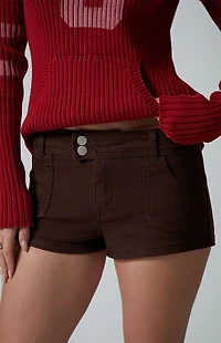 Third Charm Twill Low Rise Shorts