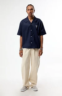 Pacsun New York Embroidered Camp Shirt