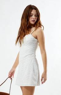 Your Favorite Lacey Eyelet Mini Dress