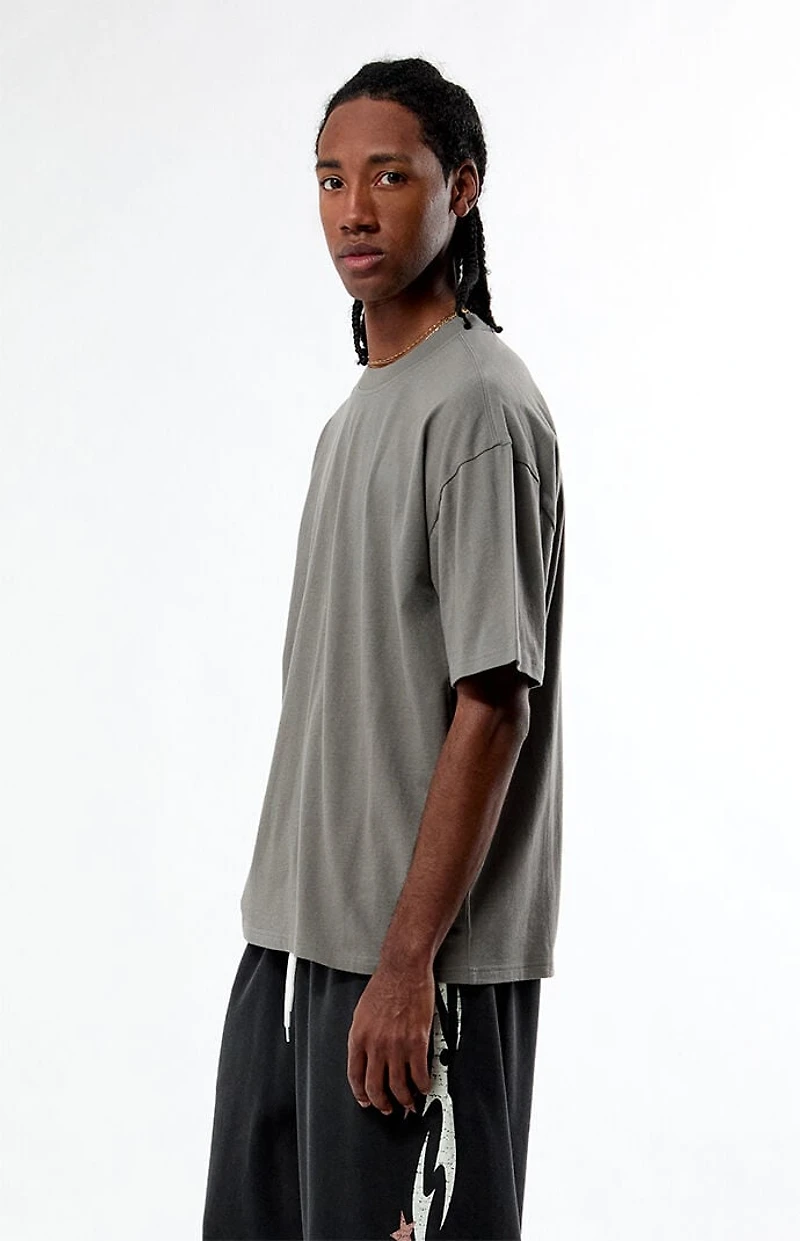 PS Basics Charcoal Basic Oversized T-Shirt