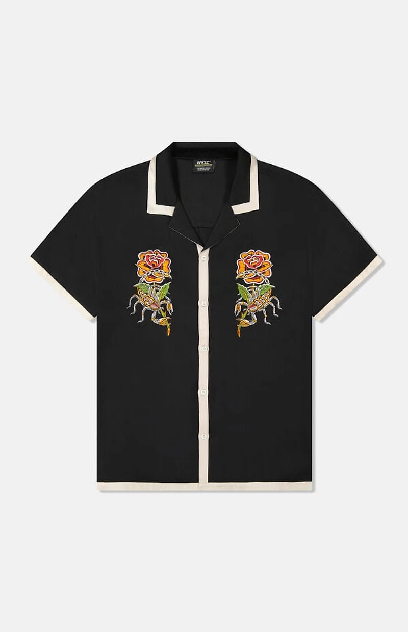 WeSC America Inc Scorpion Rose Camp Shirt