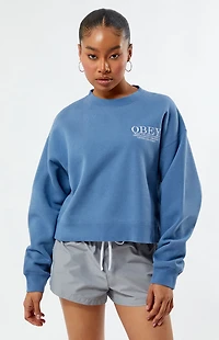 Obey Cities Crew Neck Sweatshirt